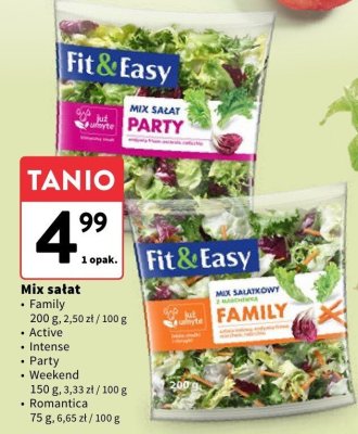 Mix sałat Intense promocja w Intermarche