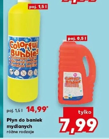 Płyn do baniek mydlanych promocja