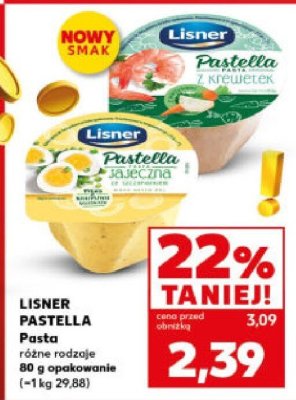 Pasta Pastella różne rodzaje promocja w Kaufland