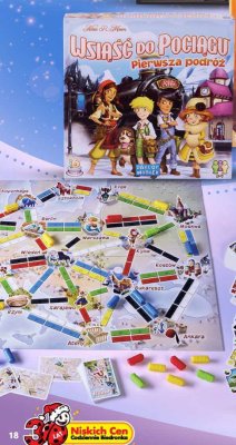 Gra planszowa Wsiąść do pociągu: Pierwsza podróż promocja w Biedronka