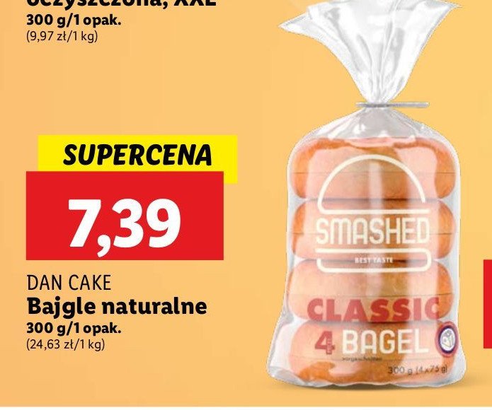 Bajgle z sezamem Dan cake promocja