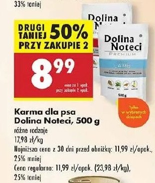 Karma dla psa królik z jagnięciną DOLINA NOTECI PREMIUM promocja