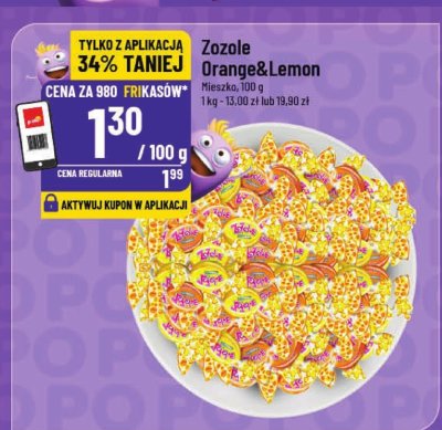 Żelki Orange&Lemon Zozole promocja w POLOmarket