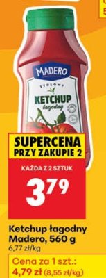 Ketchup łagodny  promocja w Biedronka