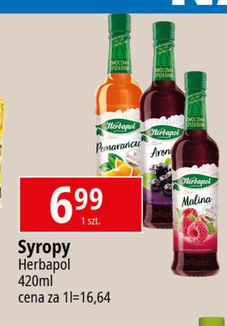 Syrop aronia Herbapol promocja