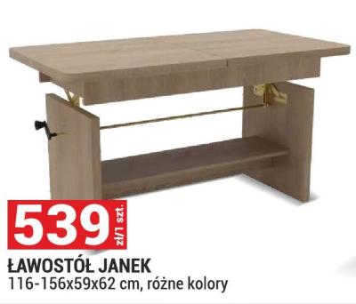 Ławostół JANEK 116-156x59x62 cm, różne kolory promocja w Merkury Market