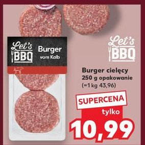 Burger cielęcy K-classic let's bbq promocja