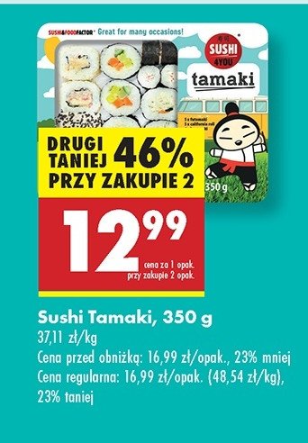 Sushi tamaki Sushi 4you promocja