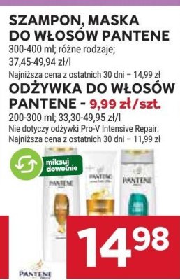 Szampon, maska do włosów Pantene promocja w Stokrotka
