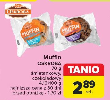 Muffin śmietankowy Oskroba promocja