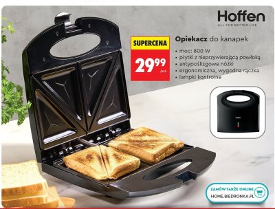 Opiekacz do kanapek Hoffen promocja w Biedronka