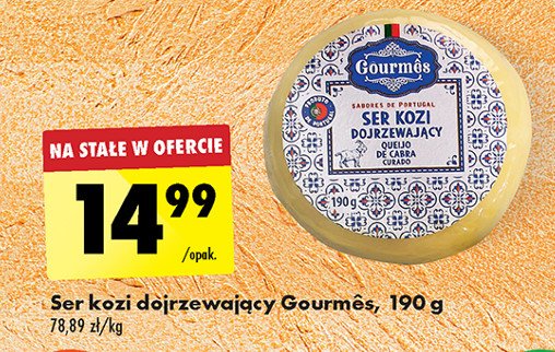 Ser kozi dojrzewający Gourmes promocja