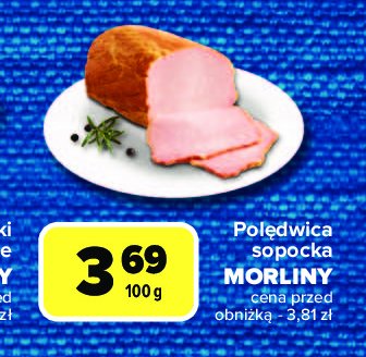 Polędwica sopocka Morliny promocja w Carrefour