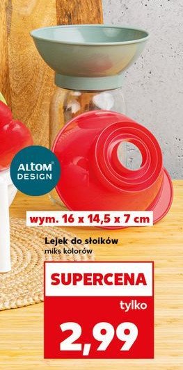 Lejek do słoików promocja w Kaufland