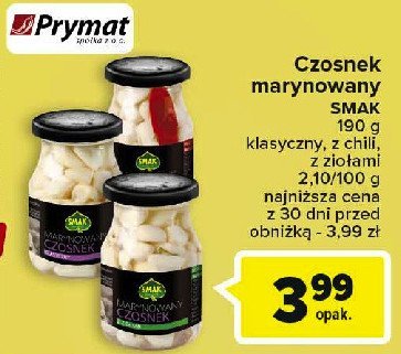 Czosnek marynowany klasyczny Smak promocja
