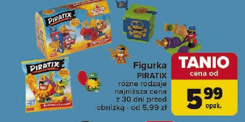 Figurka golden treasure Piratix promocja w Carrefour Market