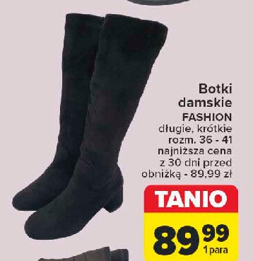 Botki damskie 36-41 FASHION promocja