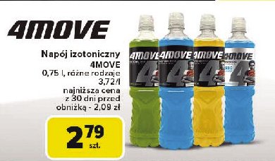 Napój multifruit 4move promocja w Carrefour