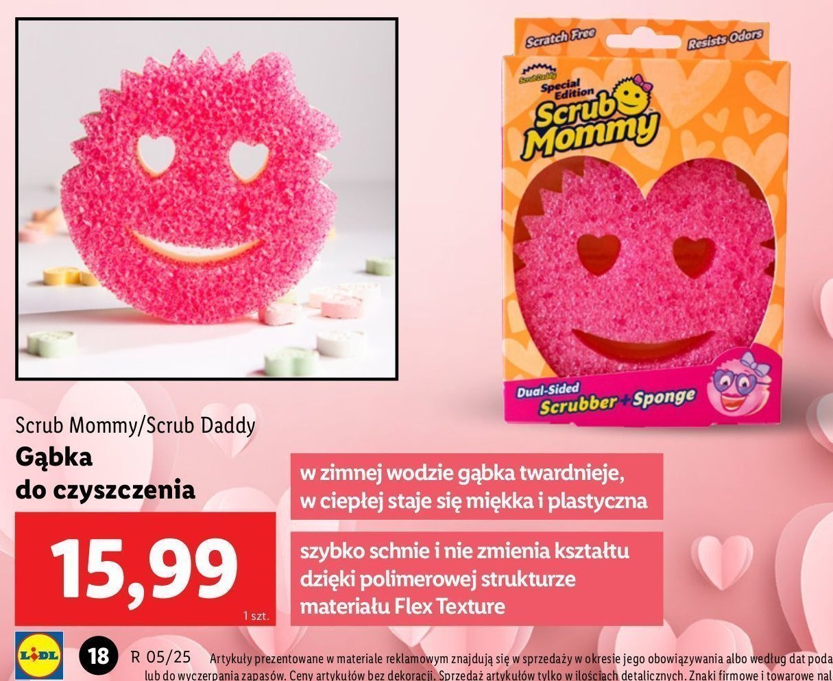 Gąbka do oczyszczania SCRUB DADDY promocja