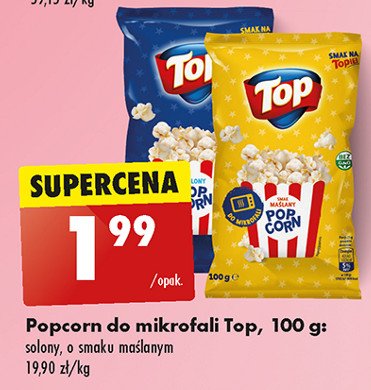 Popcorn solony Top promocja w Biedronka