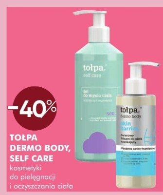 TOŁPA DERMO BODY, SELF CARE kosmetyki do pielęgnacji i oczyszczania ciała promocja w Super-Pharm