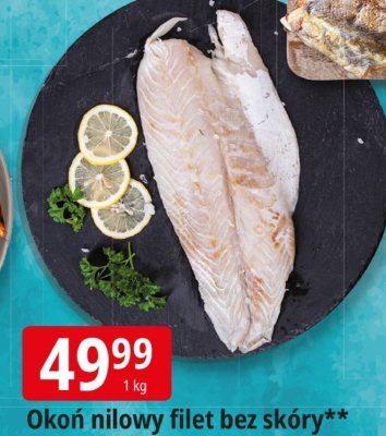 Filet okoń nilowy bez skóry promocja w Leclerc