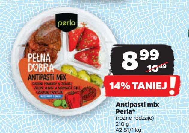 Antipasti party mix papryka czerwona suszony pomidor zielone oliwki Perla antipasti promocja