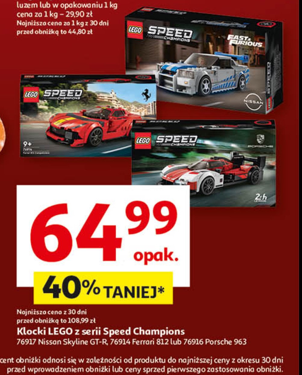 Klocki 76916 Lego speed champions promocja