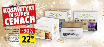 Krem do twarzy L'OREAL Expert Wieku promocja w Intermarche