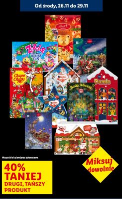 Kalendarz adwentowy Winter Fun promocja w Lidl
