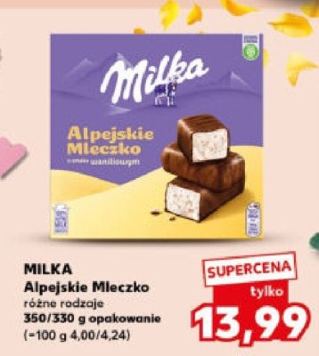 Alpejskie Mleczko promocja w Kaufland