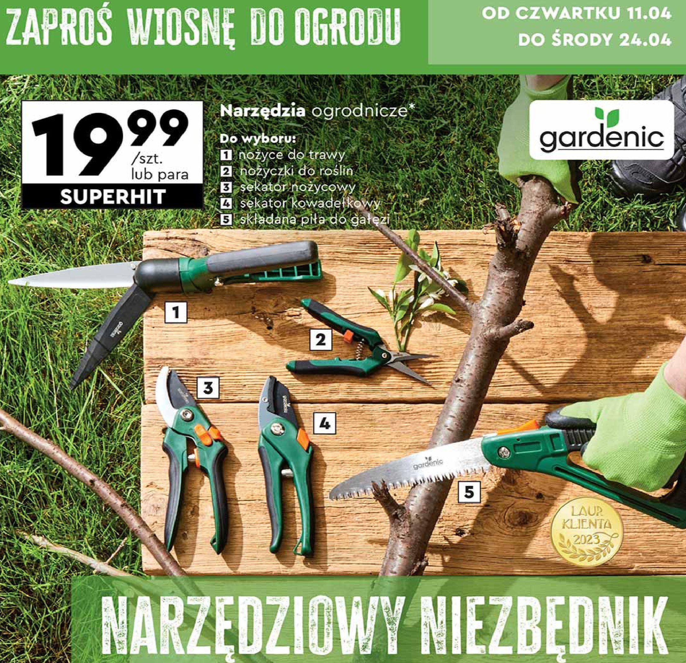 Sekator nożycowy Gardenic promocja