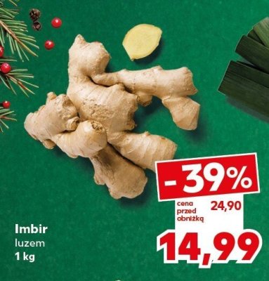 Imbir luzem promocja w Kaufland