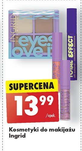 Cienie do powiek 01 INGRID IDEAL EYES Ingrid cosmetics promocja w Biedronka