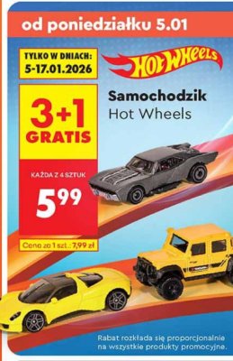 Samochodzik Hot Wheels promocja w Biedronka