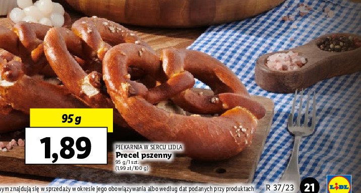 Precel pszenny PIEKARNIA W SERCU LIDLA promocja