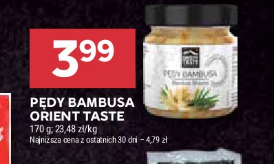 Pędy bambusa paski Orient taste promocja