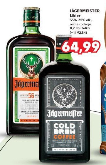 Likier Jagermeister promocja w Kaufland