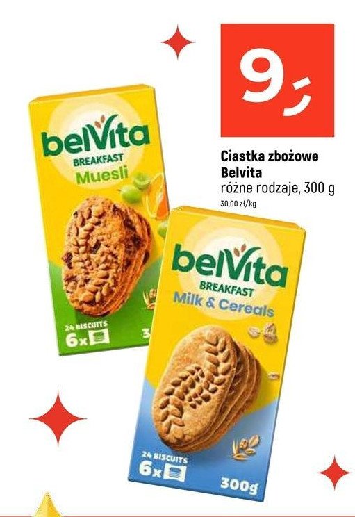 Ciastka 5 zbóż i mleko Belvita promocja