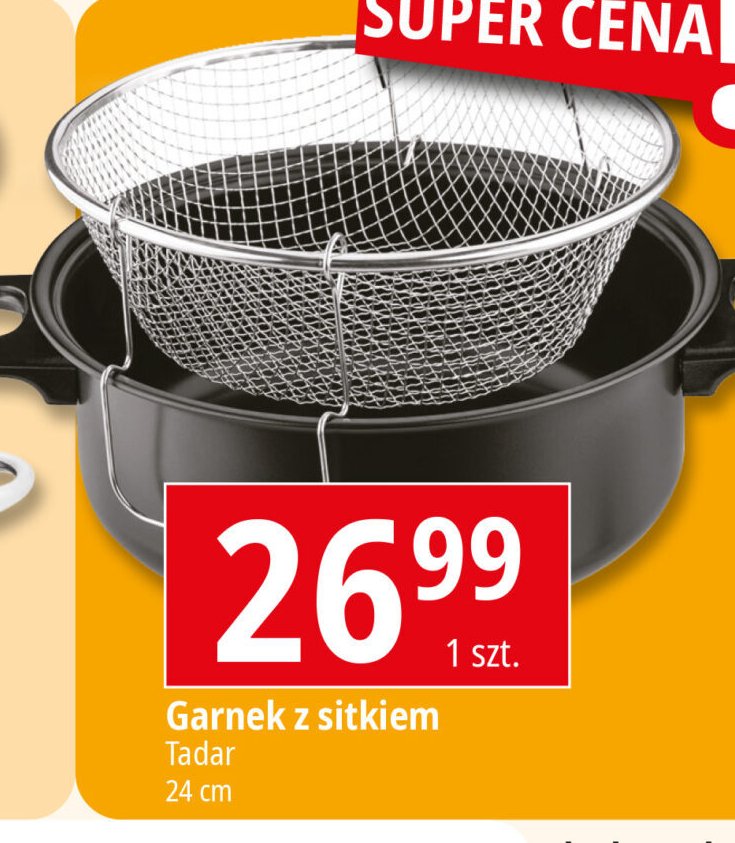 Garnek z sitkiem 24 cm Tadar promocja