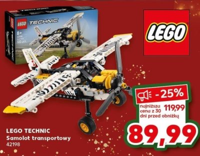 Klocki TECHNIC Samolot transportowy 42198 promocja w Kaufland