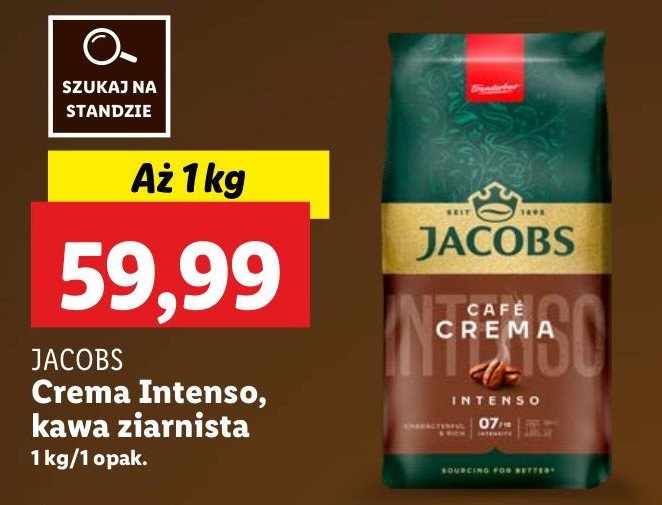 Kawa intenso Jacobs crema promocja