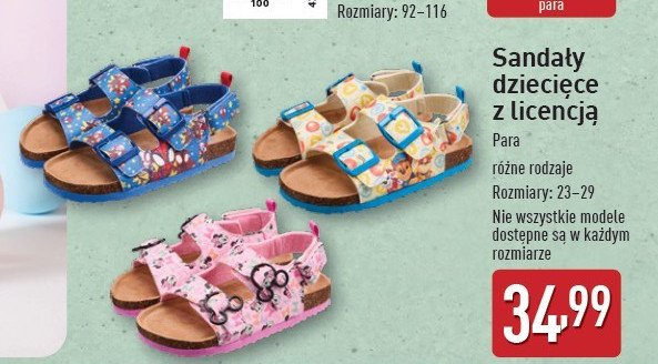 Sanda艂y dzieci臋ce 23-29 promocja