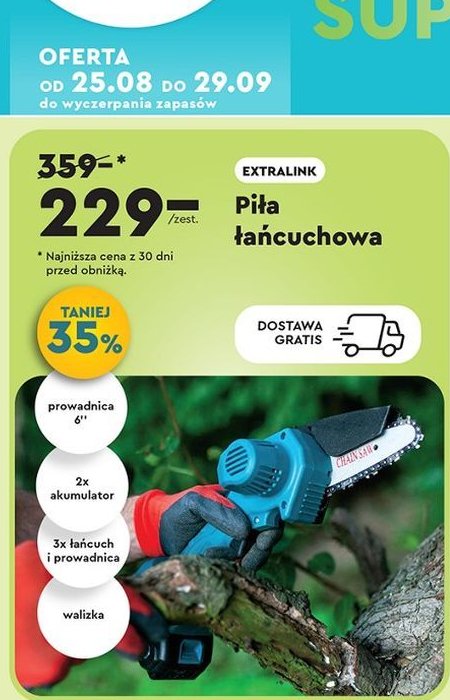 Piła łancuchowa Extralink promocja