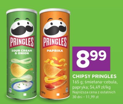 Chipsy śmietana-cebula Pringles promocja w Stokrotka
