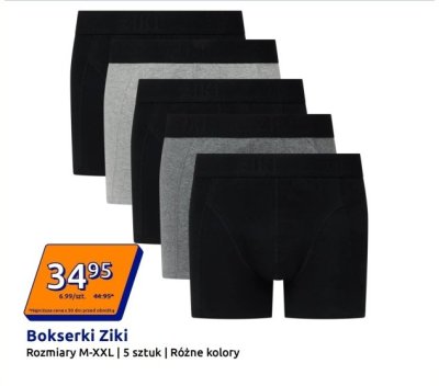 Bokserki 5 szt. promocja w Action