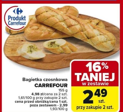 Bagietka promocja w Carrefour Market