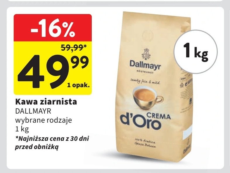 Kawa Dallmayr crema d'oro promocja