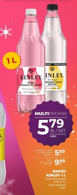Napój Kinley 1 L wybrane smaki promocja w Duży Ben