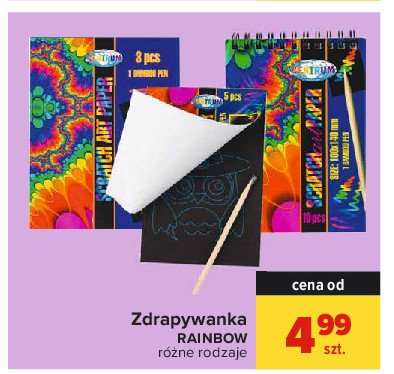 Zdrapywanka rainbow 3 kartki Centrum promocja